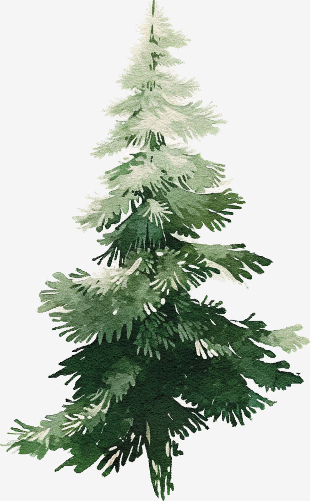 Julgran Klistermärke