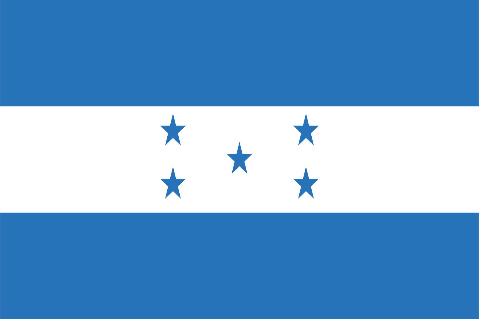 Honduras Flagga - Sticker