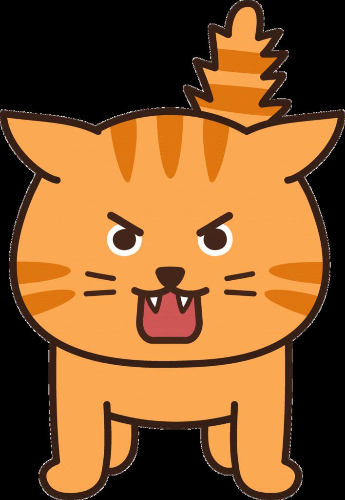 Klistermärke - Arg Katt