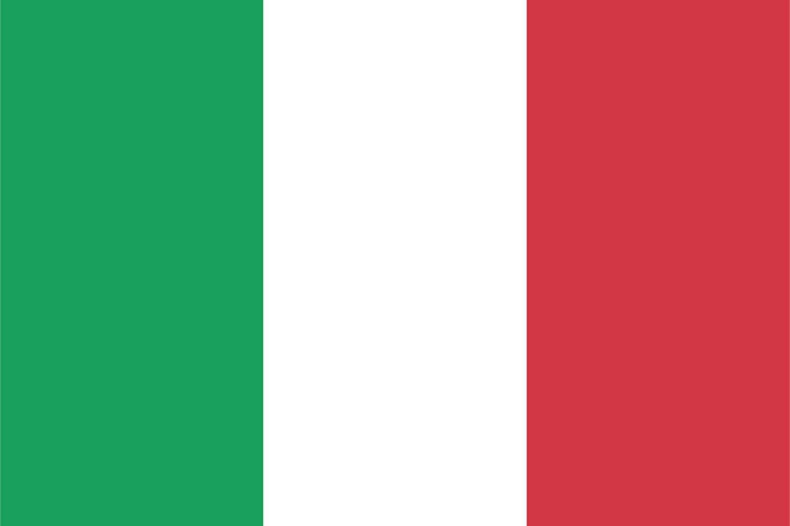Italien Flagga - Sticker