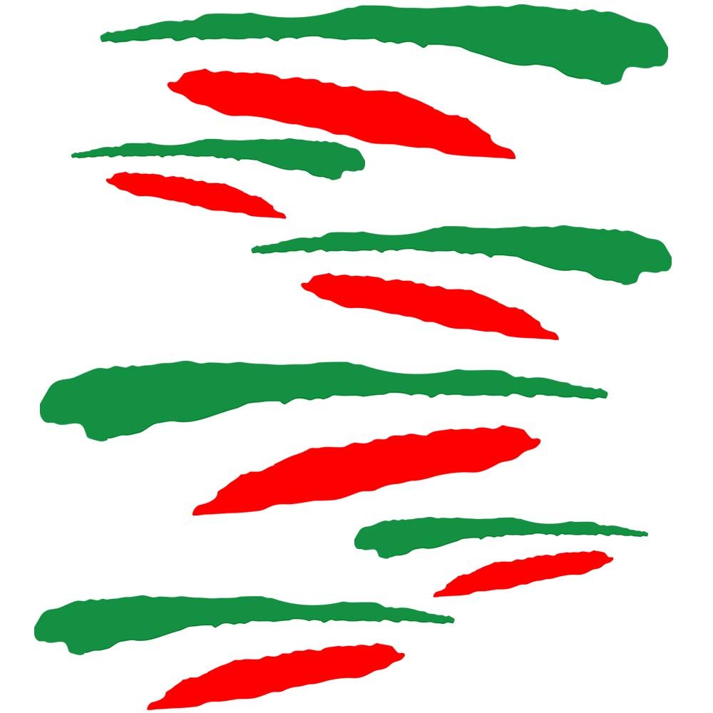 Klistermärke - Italiensk Flagga Design