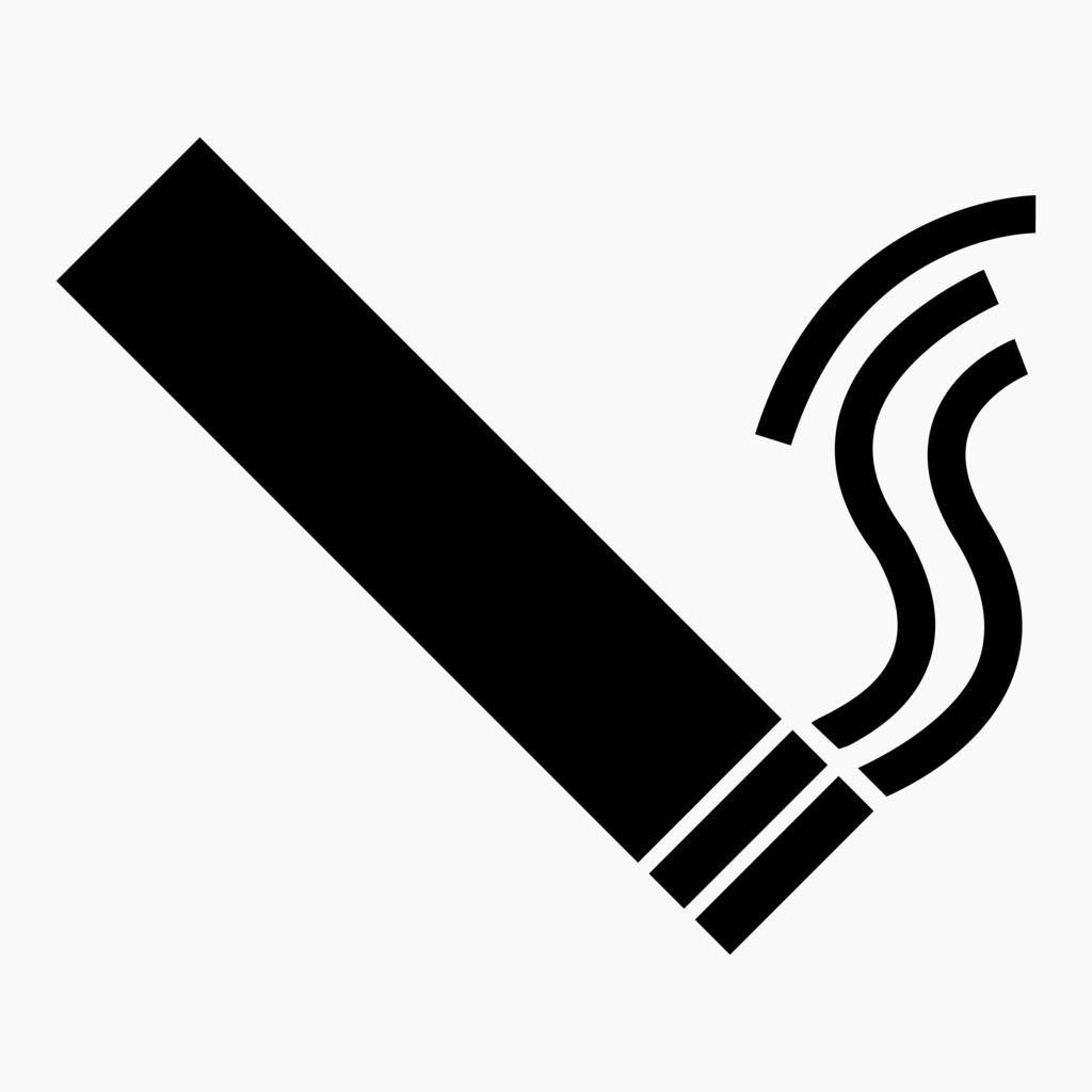 Sticker - Rökningsförbud Symbol