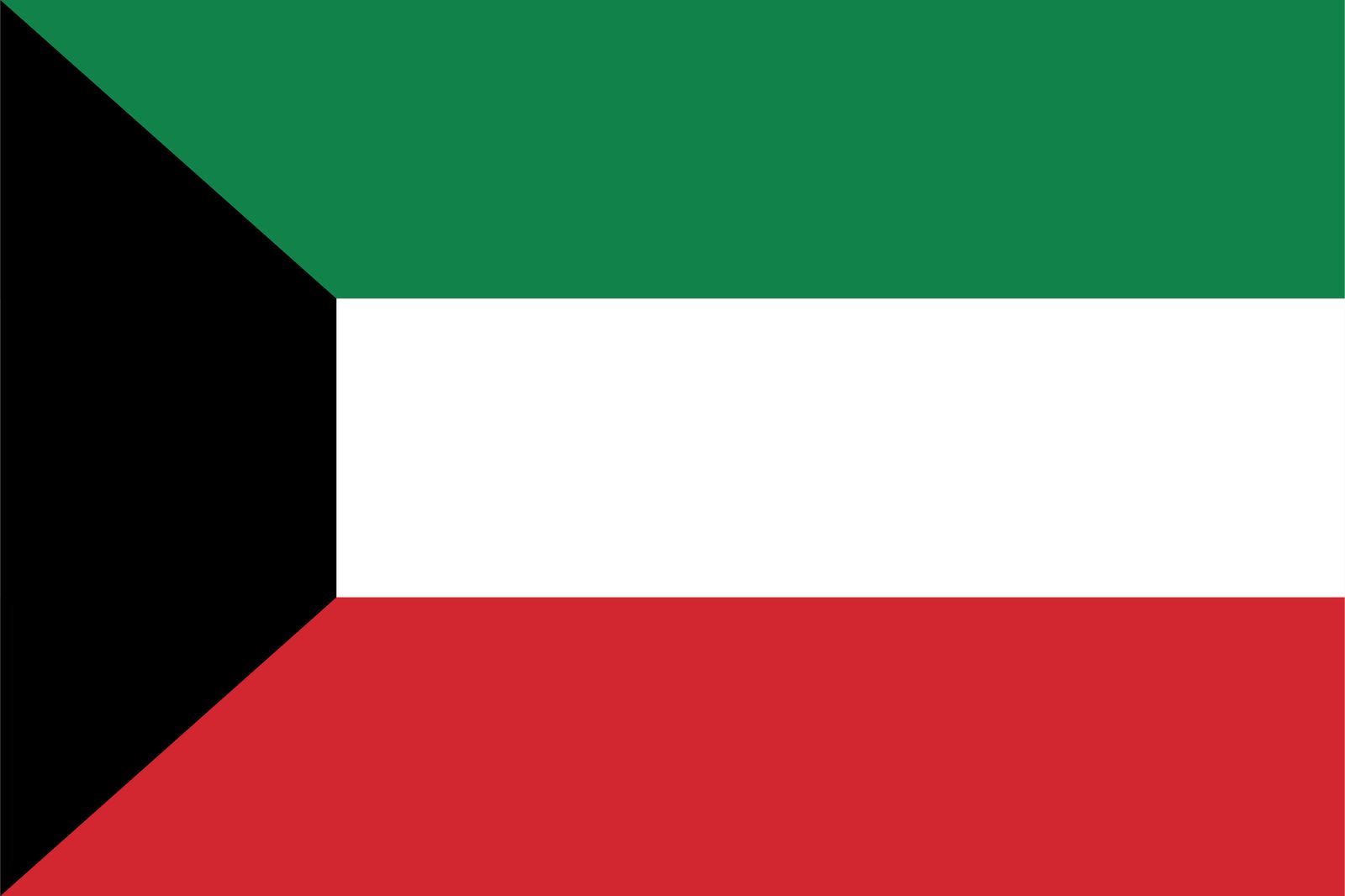 Kuwait-flagga - Sticker