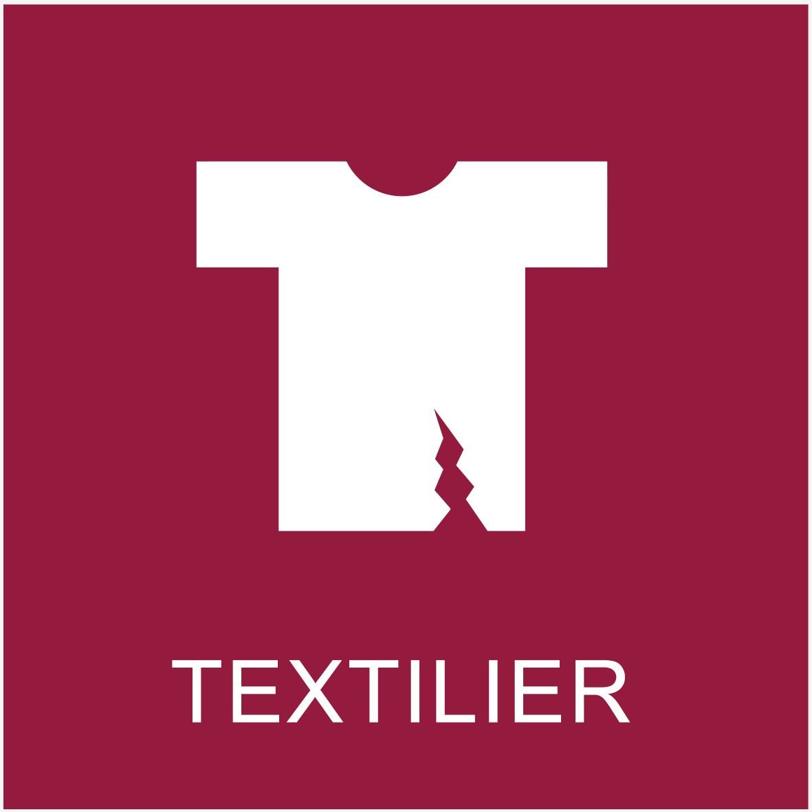 Klistermärke - Textilier