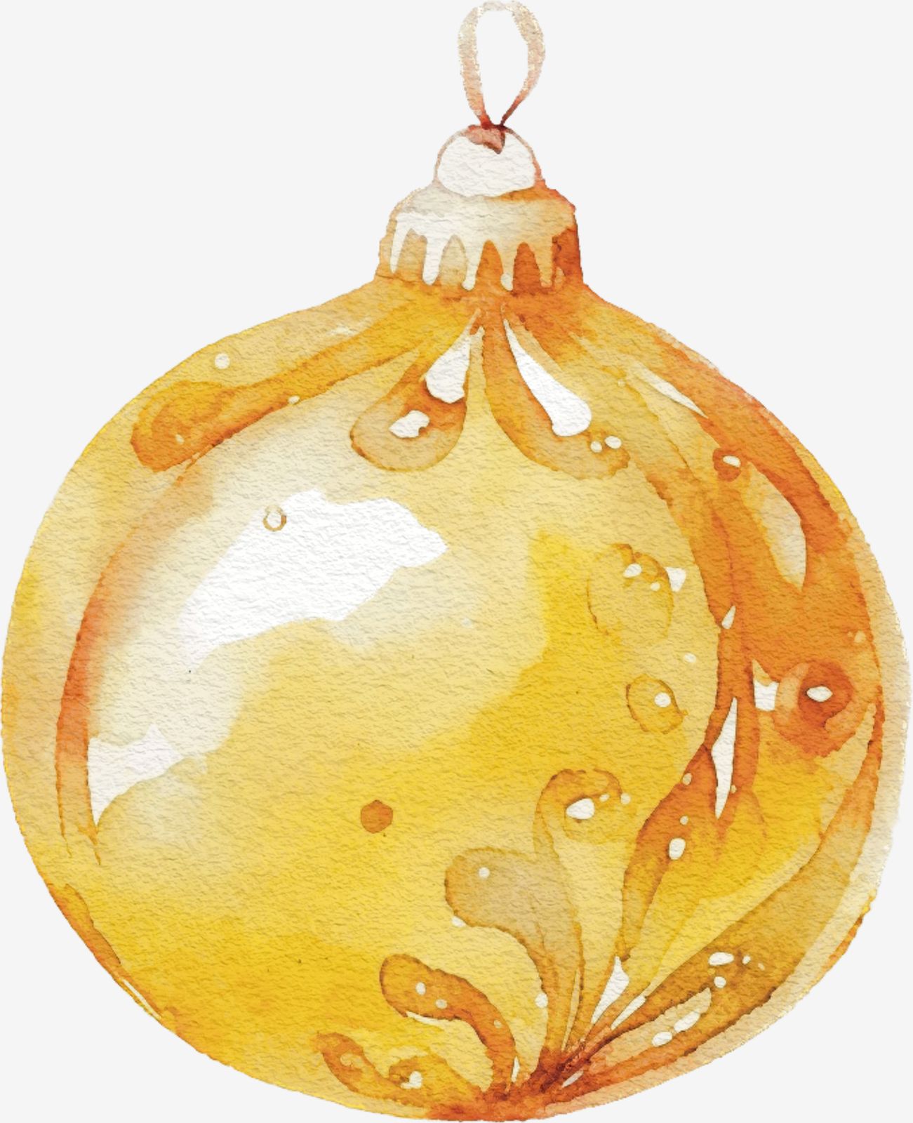 Festlig Ornament-klistermärke