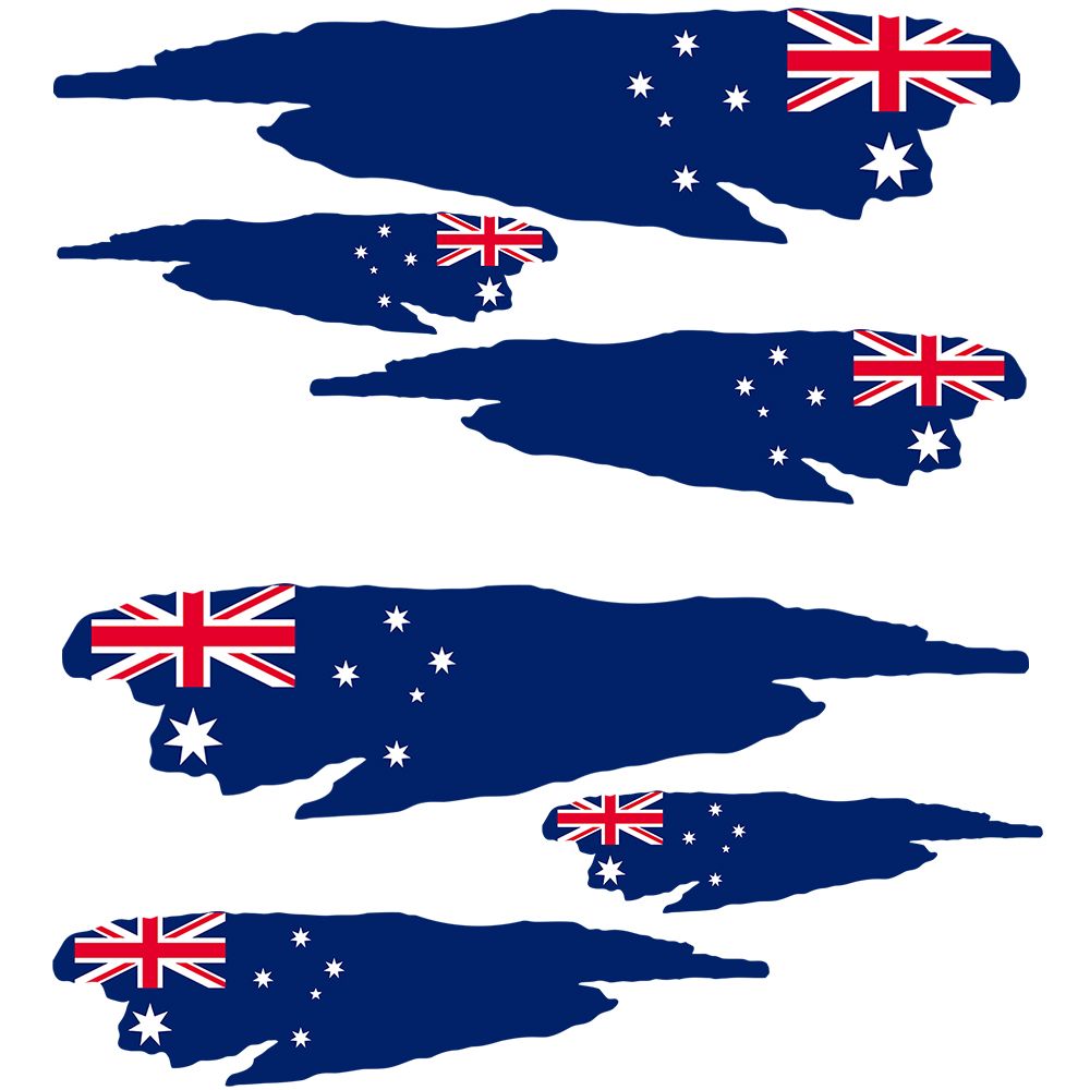 Australien Flagga - Klistermärke