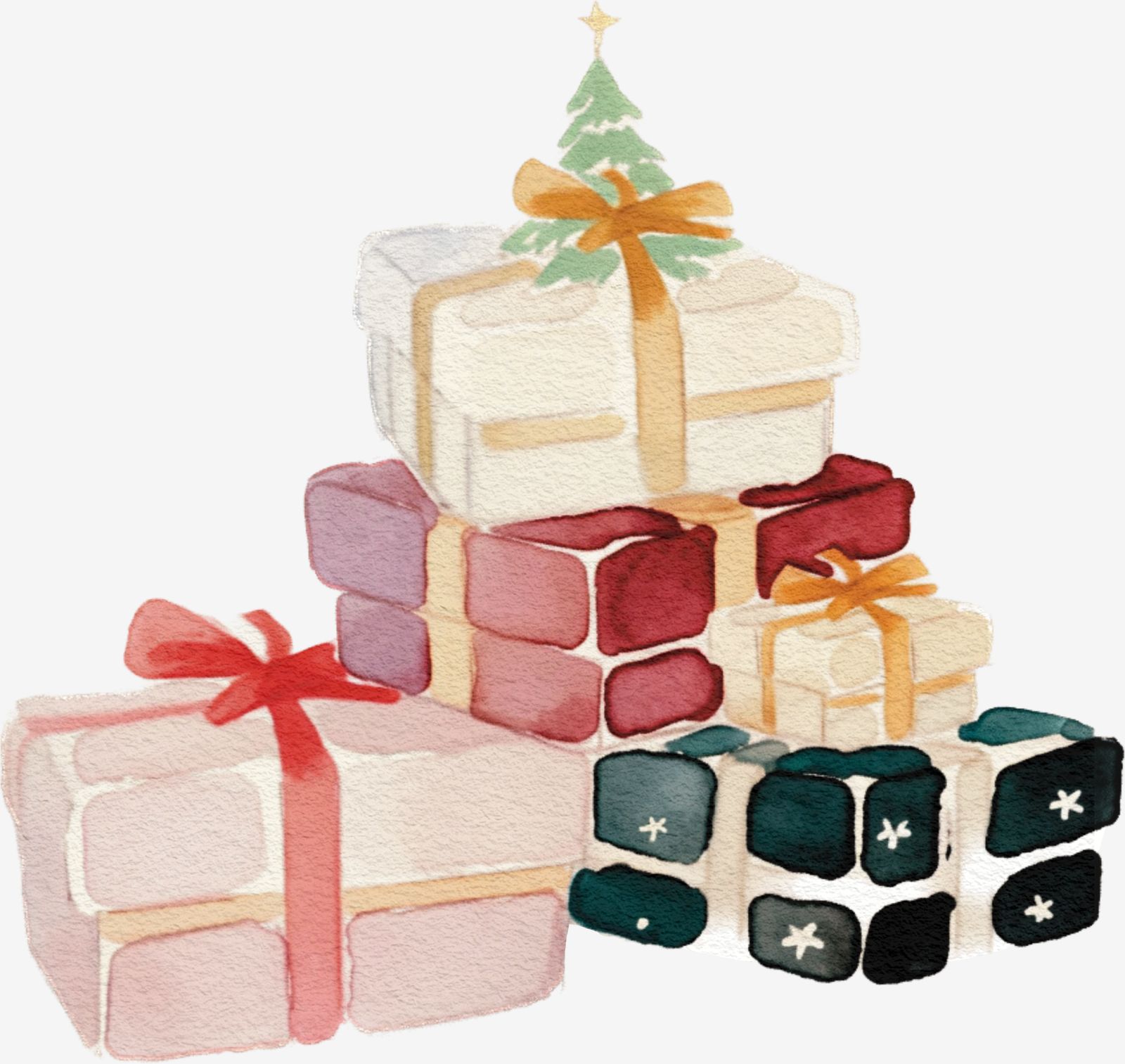 Julklappar Klistermärke