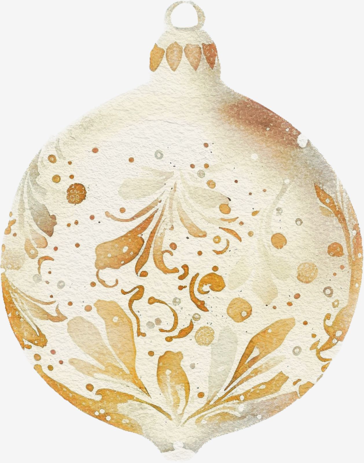 Ornamentalt Julklistermärke