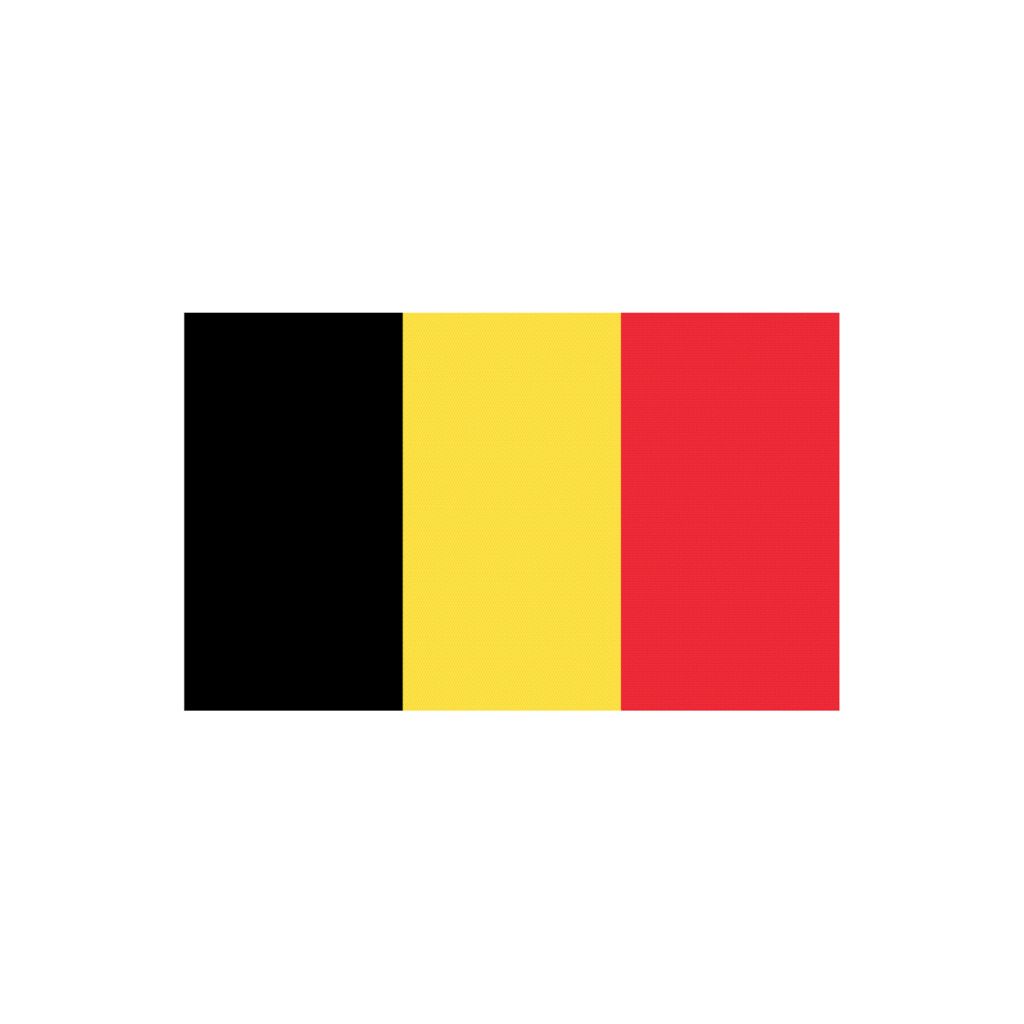 Stickers - Belgisk flagga