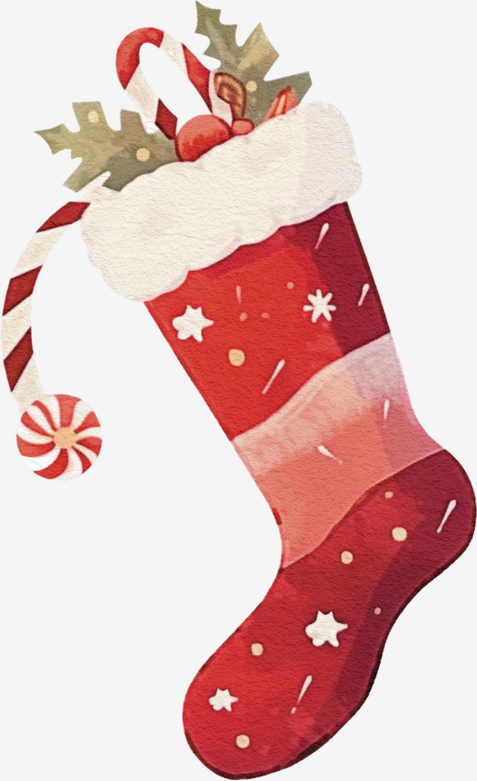 Julsocka Klistermärke
