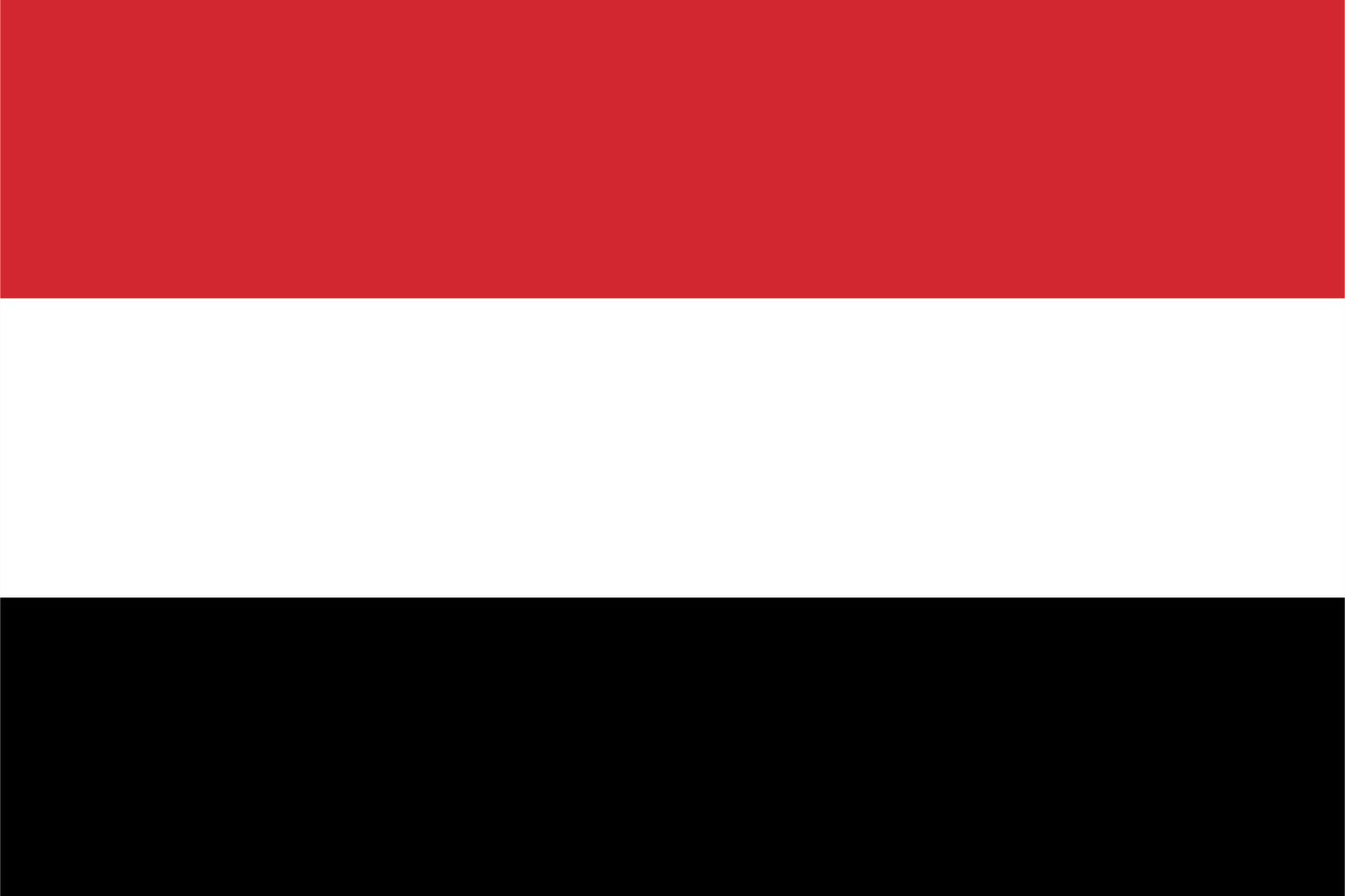 Yemen Flagga - Klistermärke