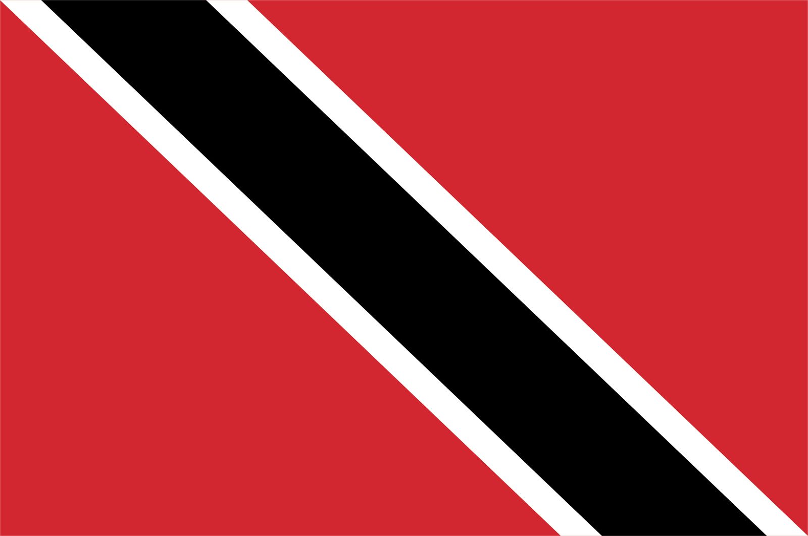 Trinidad och Tobago Flagga - Klistermärke