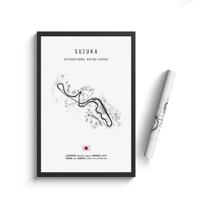 Affisch – SUZUKA / INTERNATIONAL RACING COURSE