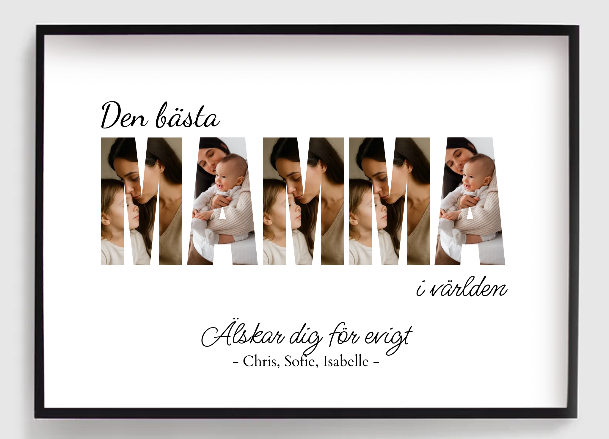 Personlig poster - Bästa mamma present