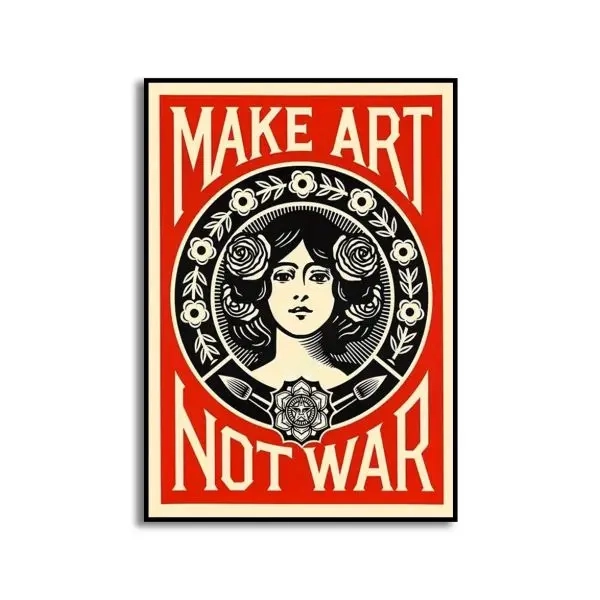 Affisch - Make Art Not War
