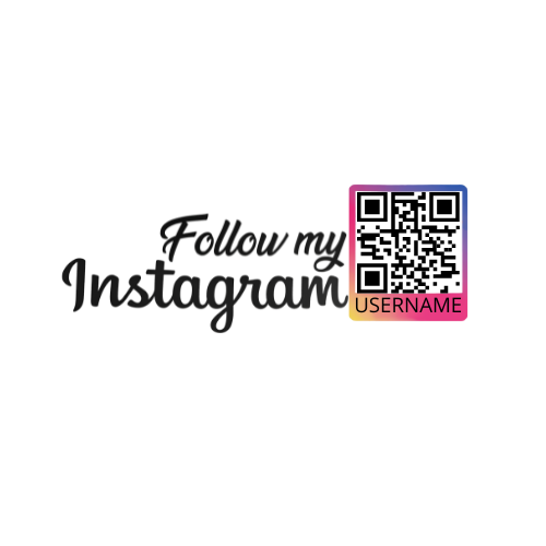 Anpassad etikett - Personlig Klistermärke – Kodskapare – Instagram