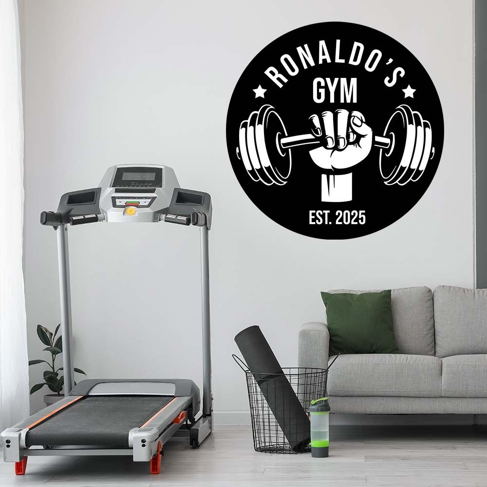 Väggdekal - Gym Design