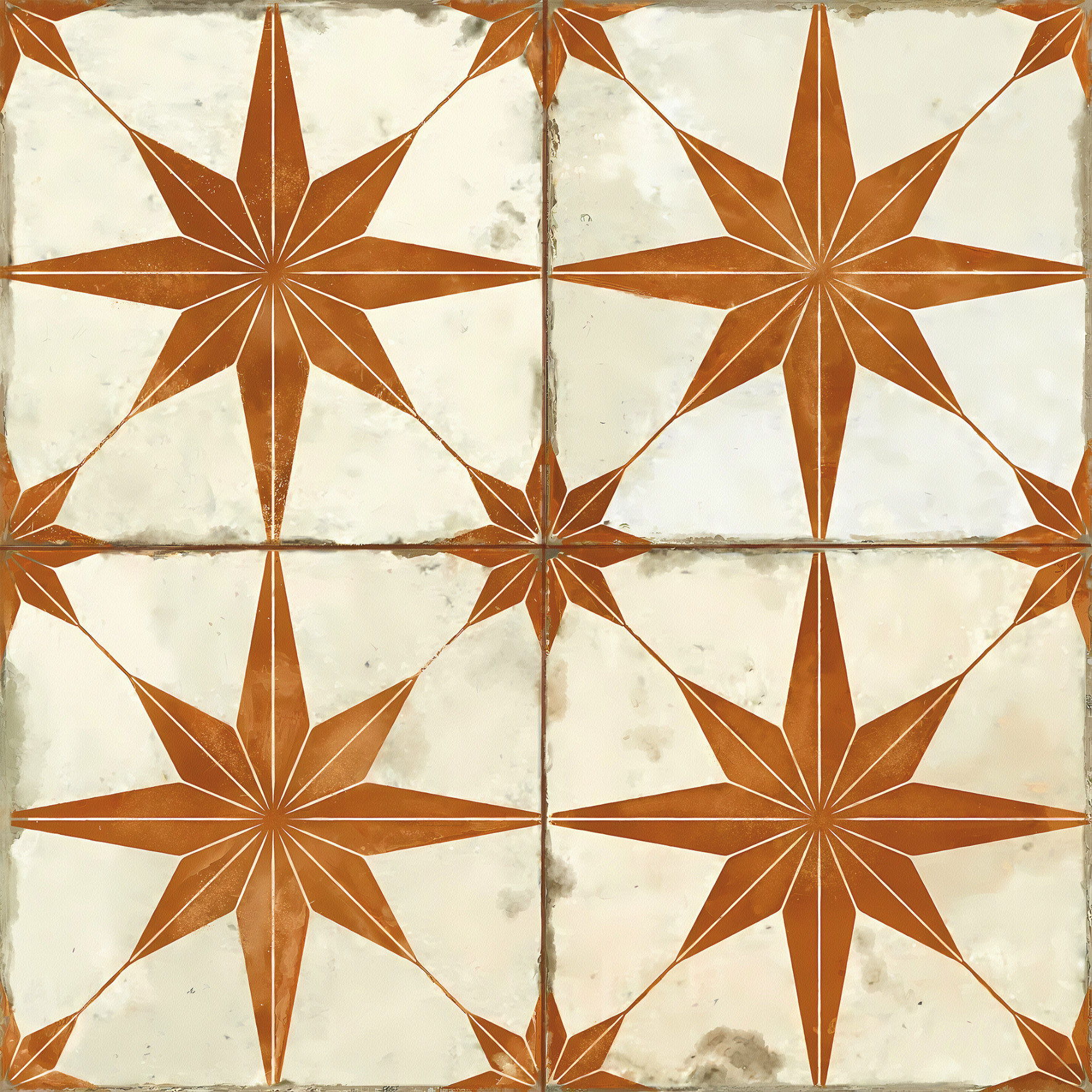 Kakel klistermärke – Senapsgul / 24 st