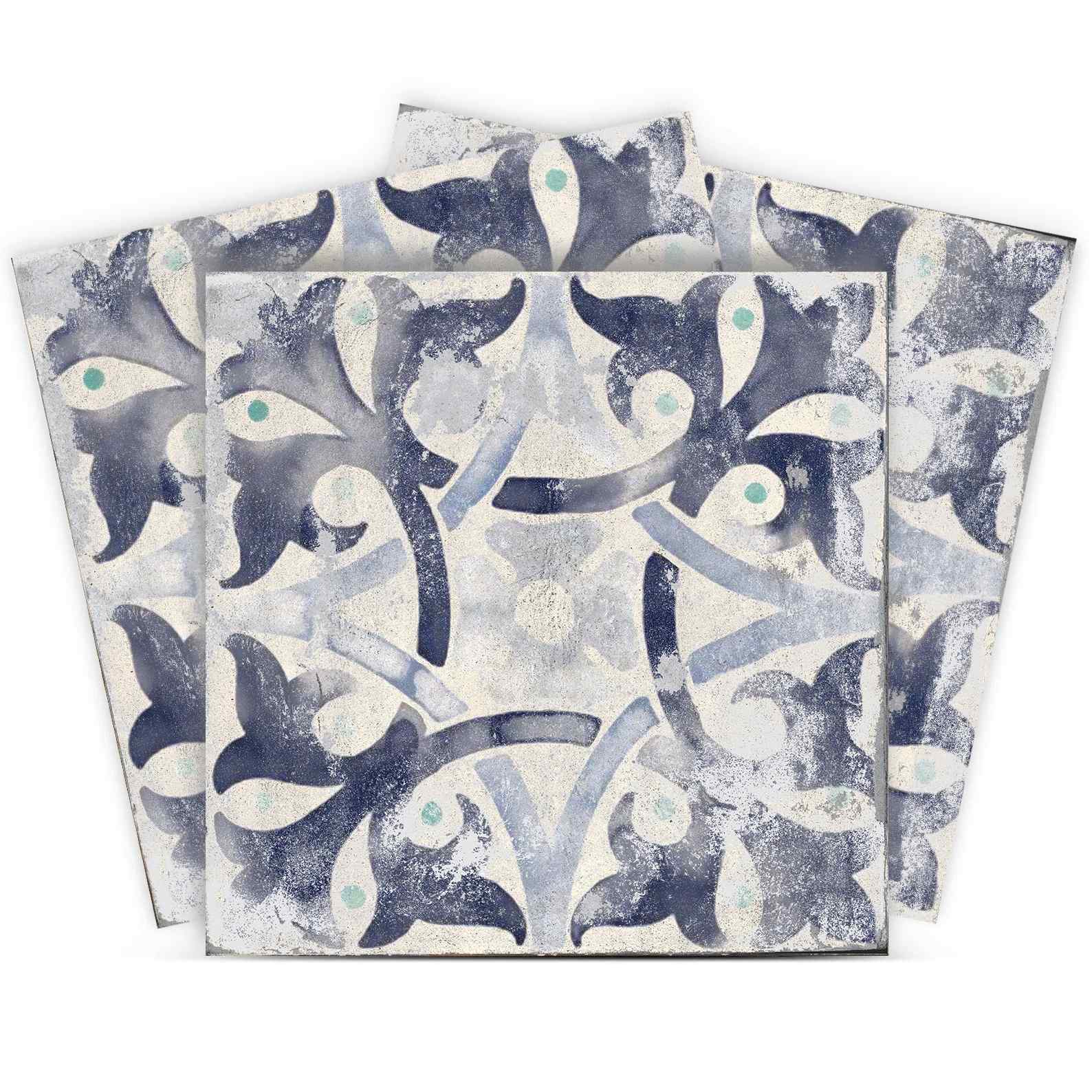 Kakelklistermärke / Vintage mosaikdesign / 24 st