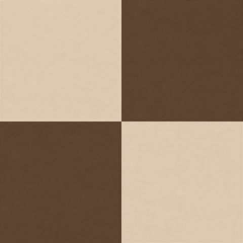 Kakelklistermärken - Brun och Beige Rutig