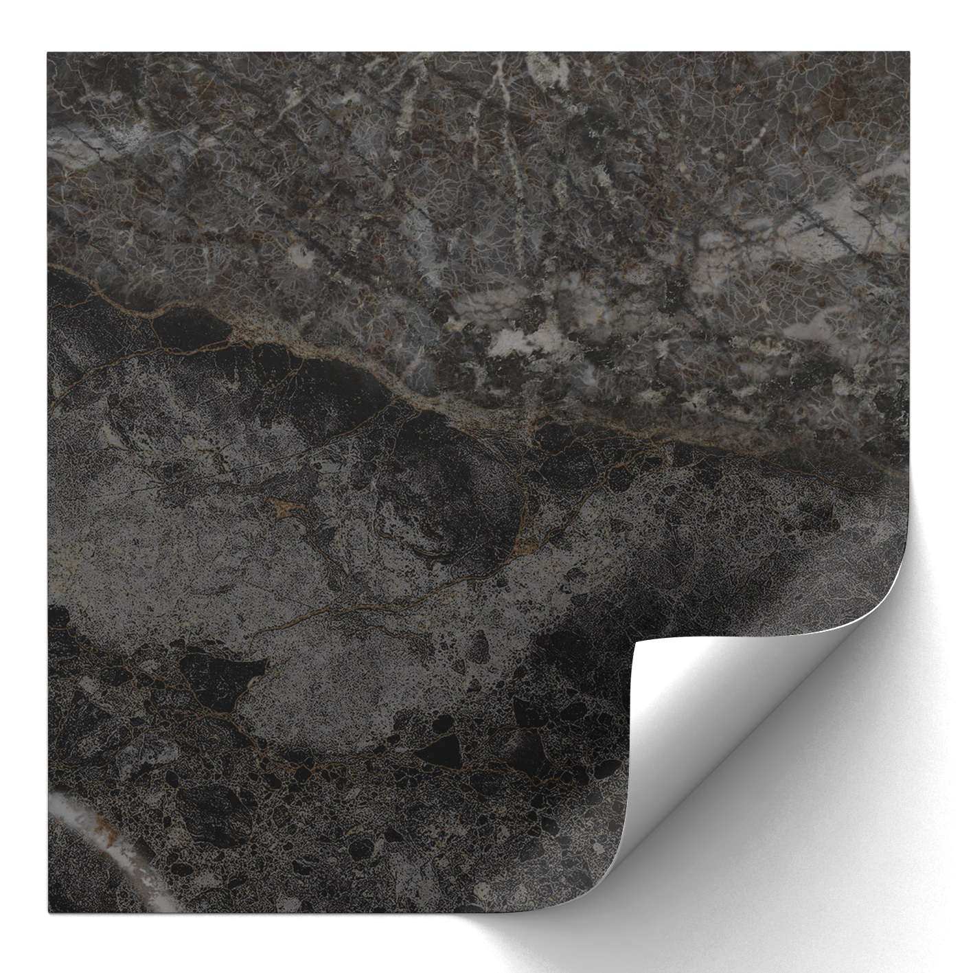 Kakelklistermärke - Mörkt Marmormönster