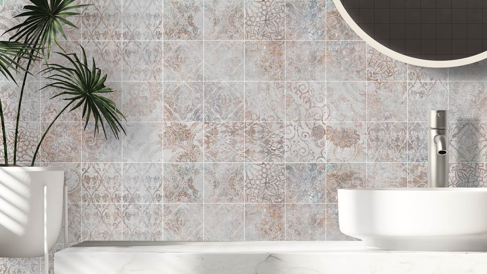 Detaljerade Mosaik Väggplattor / 24 st