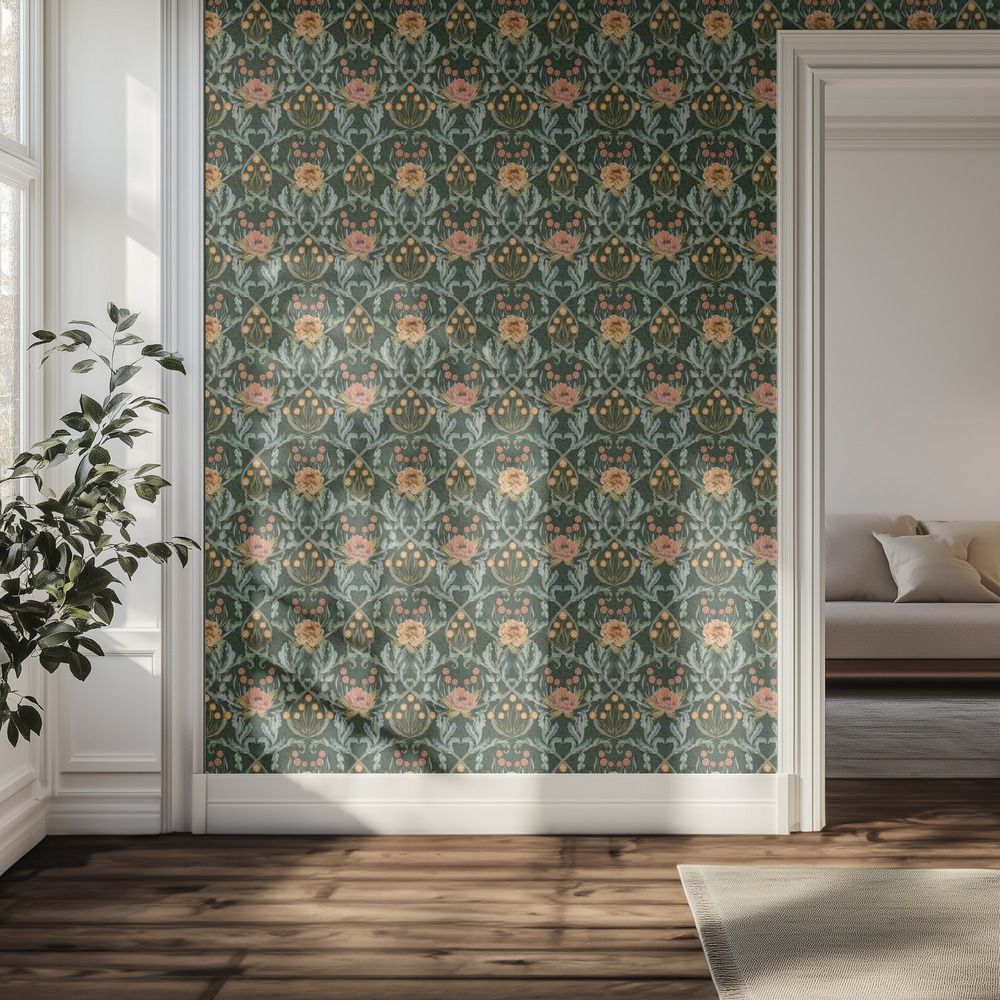 Tapet – Klassiskt blommönster