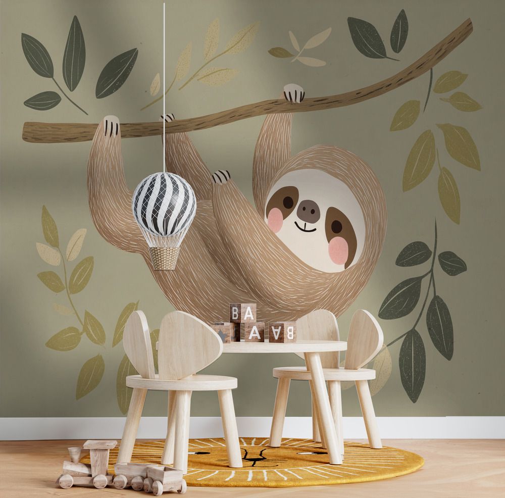 Tapet - Sloth Tree Branch