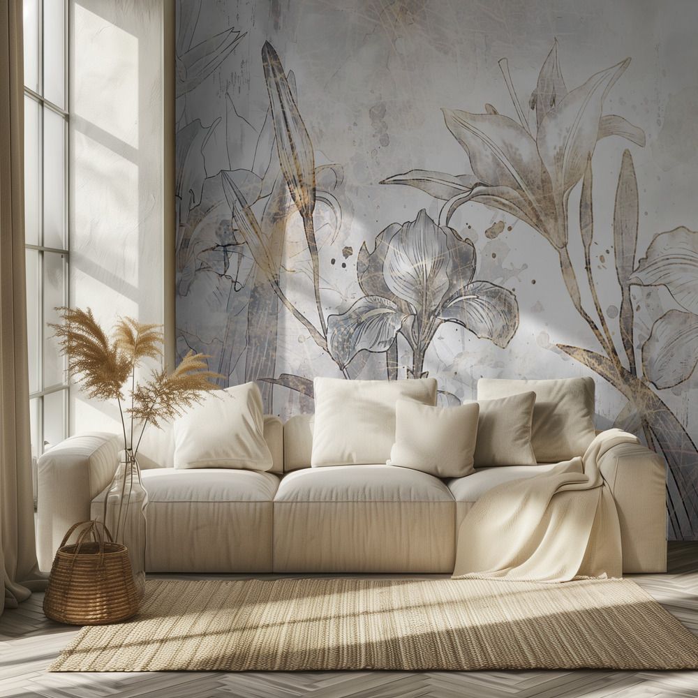 Tapet –  Skandinavisk Blomdesign
